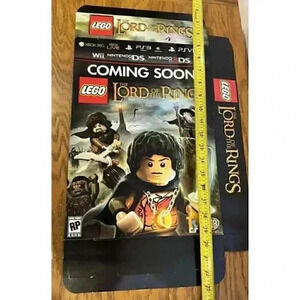Lego Xbox Lord Of The Rings Promo Display Carboard Box 23”x14”‎